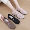 Fashion Summer Flying Woven Breathable Hollow Mesh Women's Shoes, Old Beijing Mom Cloth Shoes, Casual Bean Shoes
