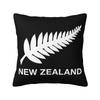 Новая Зеландия All Blacks Принт Наволочка для Подушки Декор для Дома и Авто Мягкая Уютная Полиэстеровая Наволочка Чехол для Декоративной Подушки 18x18 Дюймов