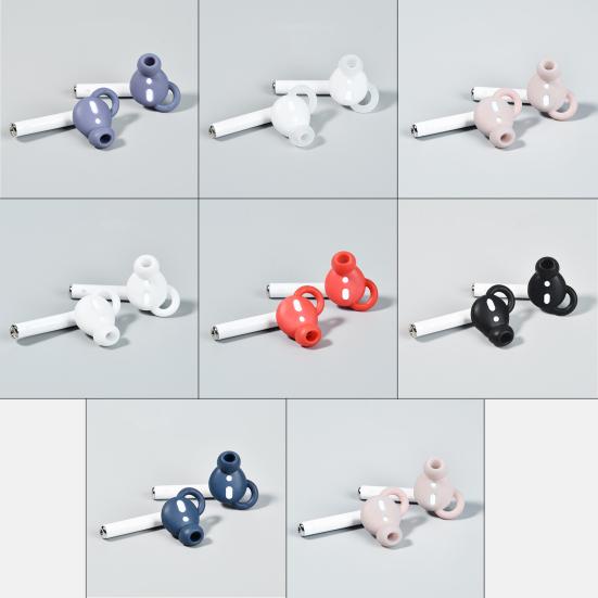 2Pcs Silicone Anti-slip Ear Caps Earphone Protector for AirPods 1/2