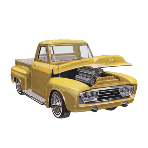 Amt Lindbergh 1/25 Scale 1953 Ford Pickup Truck Plastic Model