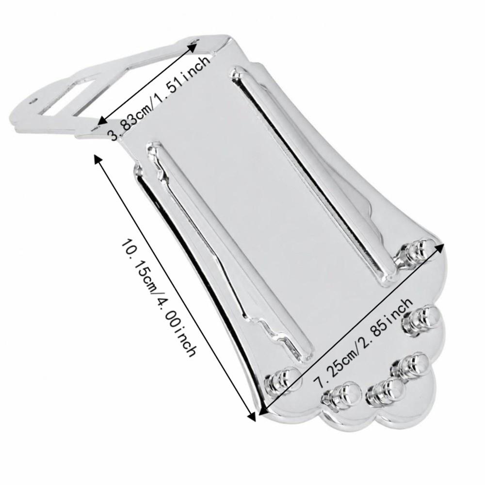 Silver Guitar Tailpiece Metal Replacement Tailpiece Guitar Part Replacement