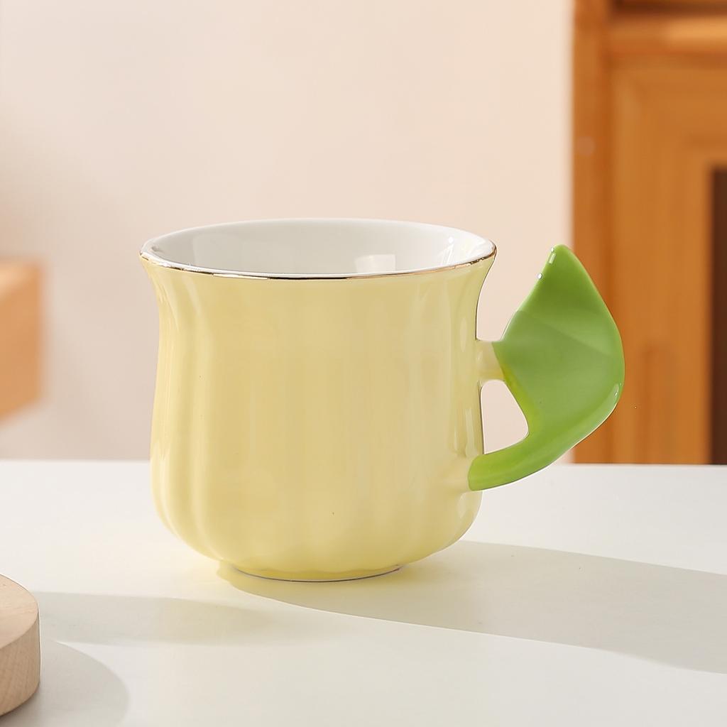Простая креативная керамическая чашка Macaron Домашняя кружка Чашка для завтрака Кофейная чашка Пара Офисная чашка для воды