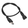 Водонепроницаемый соединительный кабель типа C с пряжкой «папа» на USB3.0 «папа», прямой удлинитель длиной 0,5 м