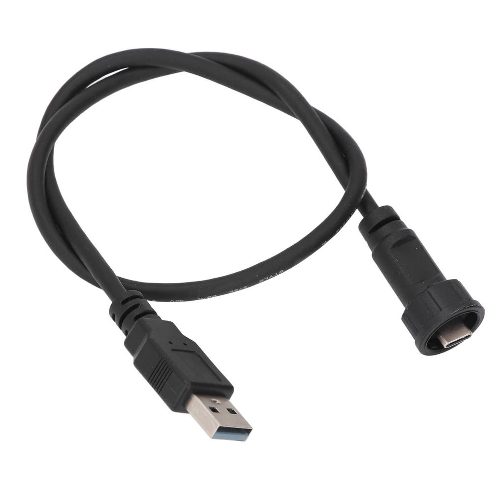 Водонепроницаемый соединительный кабель типа C с пряжкой «папа» на USB3.0 «папа», прямой удлинитель длиной 0,5 м