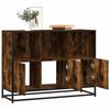 VidaXL Buffet Smoked Oak 100x35x76 Cm Engineered Wood, Storage Cabinet, Entryway Furniture, Accent Furniture, Furniture of 849031