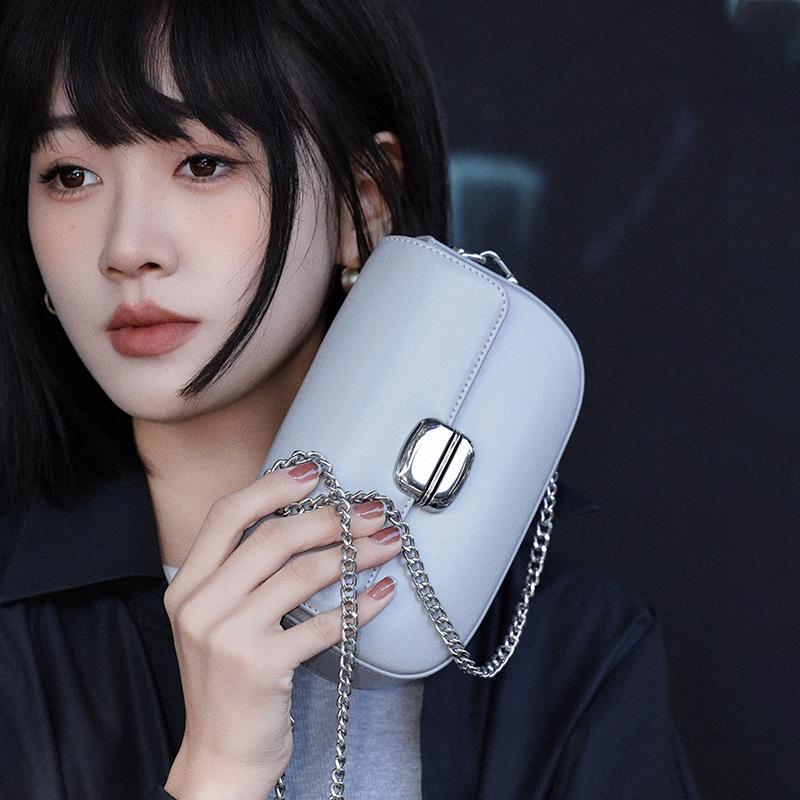 Новая популярная универсальная кожаная женская сумка через плечо женская сумка через плечо с цепочкой