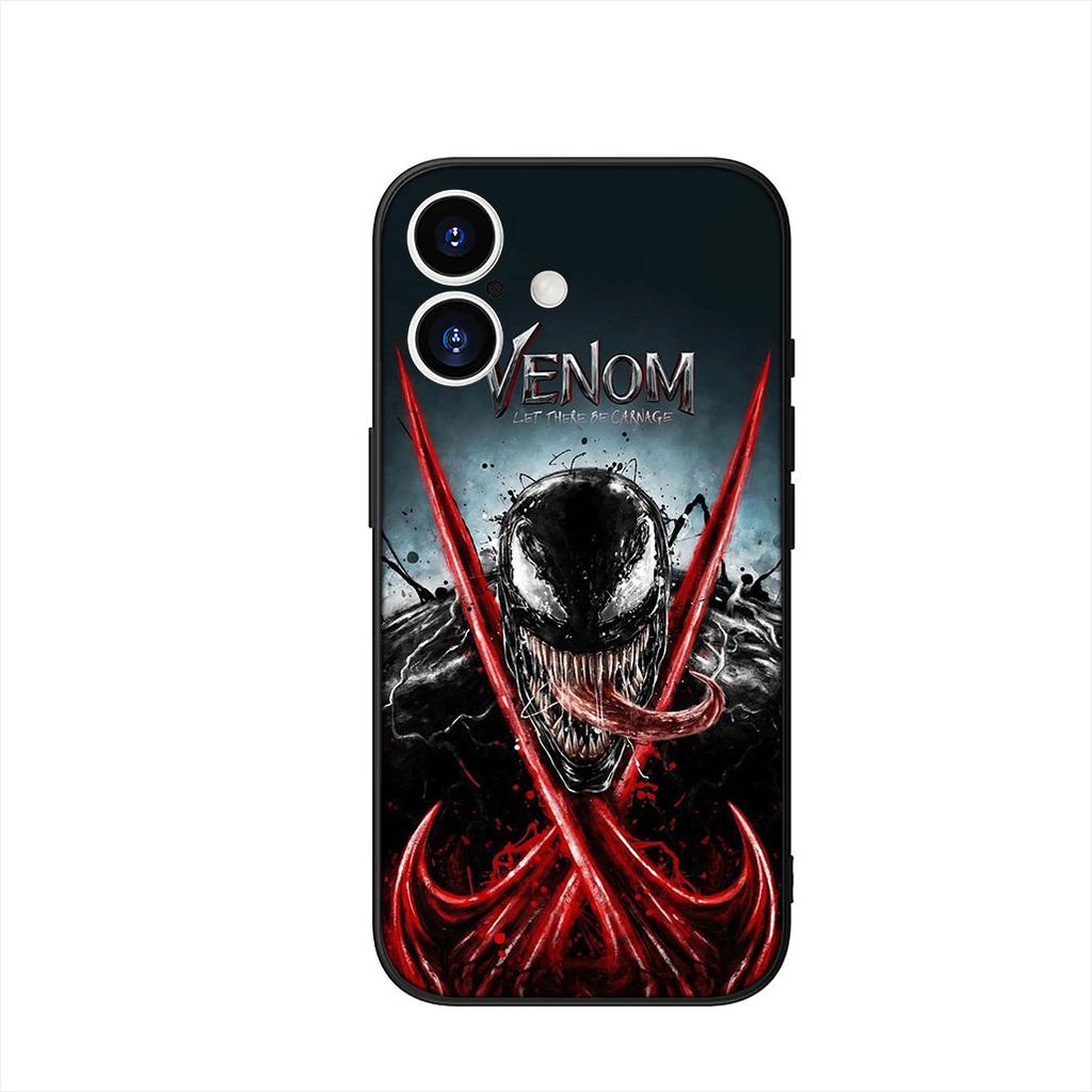for Samsung Galaxy A55 A54 A25 A36 A17 A26 A35 A33 A34 A14 A37 S8 S9 S20 S21 FE S10 Plus Case Spider Man Marvel Venom Spiderman