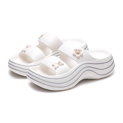 Мода 2024 года, новые высококачественные мягкие тапочки на платформе для женщин, летние модные летние уличные тапочки для пляжа, женская обувь