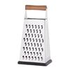Professional Cheese Grater,Stainless Steels Metal Box Grater with Handle,4 Side Handheld Kitchen Food Shredders Potato