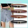 Leather Belt Vintage Women Versatile Decorative Waistband Casual Jeans Strap