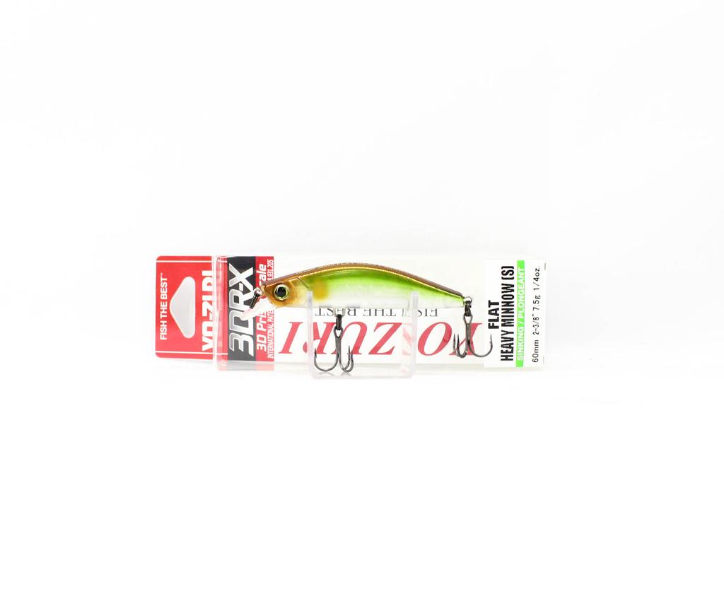 Yo Zuri 3DR-X Плоский Тяжелый Минноу 60S Тонущая Приманка R1542-MGSA (4794)