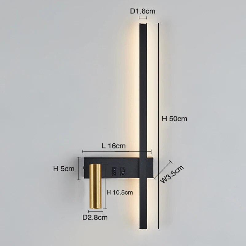Настенные светильники Nordic Modern Led Lights For Room Home Decoration Интерьерная ночник для гостиной Диван Фон настенные бра Лампы