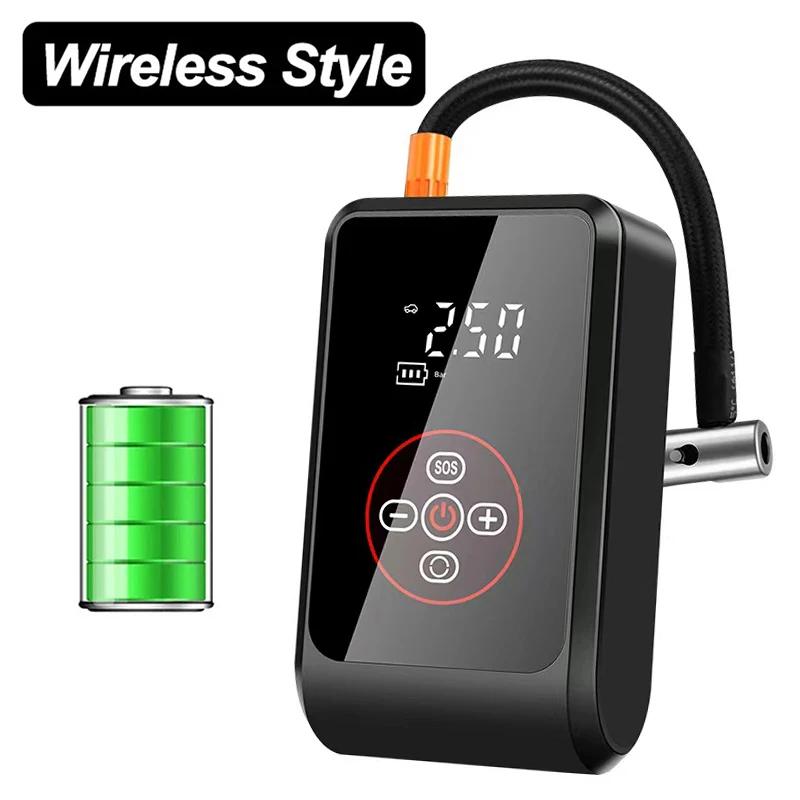 New Intelligent Electric Fast Charging Portable Air Pump Suitable for Motorcycles, Bicycles, Boats, Cars, Digital Screen Display Car Air Compressor