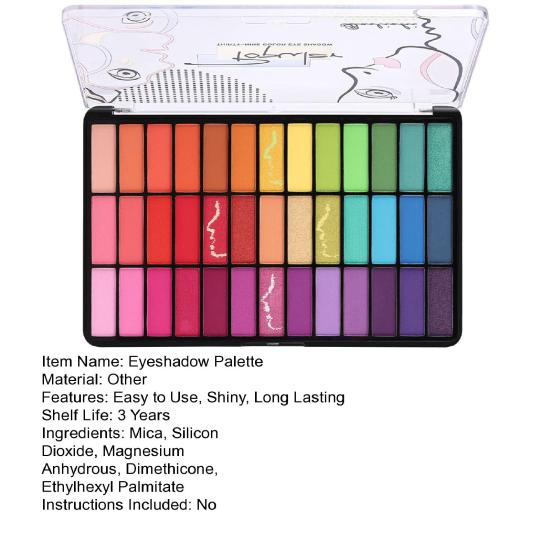 Невыцветающие тени для век, не слеживающиеся, модные, 39 цветов, матовый перламутровый макияж для студентов