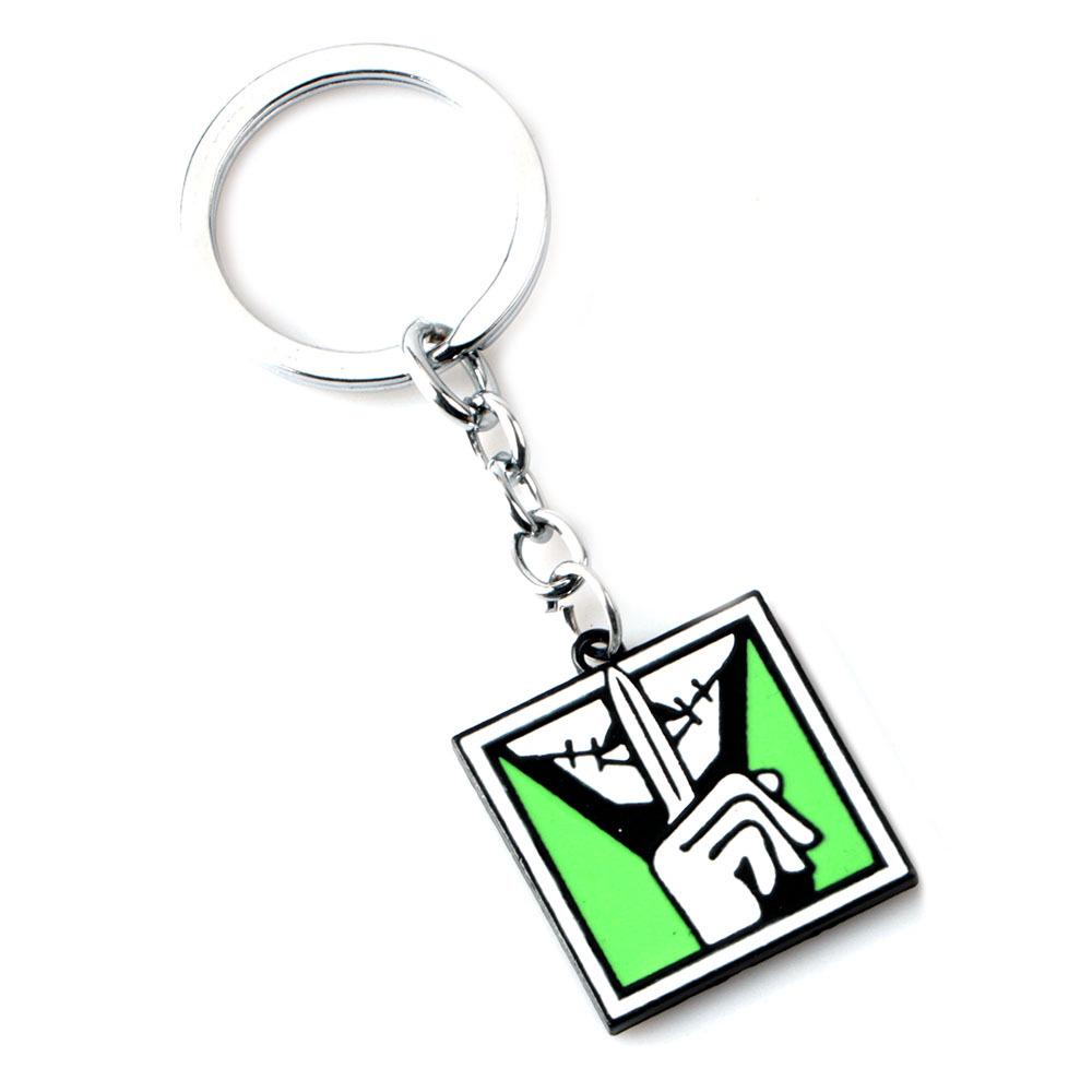 Alloy Keychain Pendant: R6 Anime Game Accessory