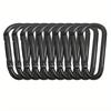 5pcs Aluminum Zinc Zinc Alloy D Type Carabiner Electrophoresis Outdoor Sports Buckle  Fishing