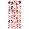 Halloween Fake Scars Kit 10 Sheets Realistic Bloody Wound Tattoo Stickers for Zombie Costume Makeup and Scary Party Pranks