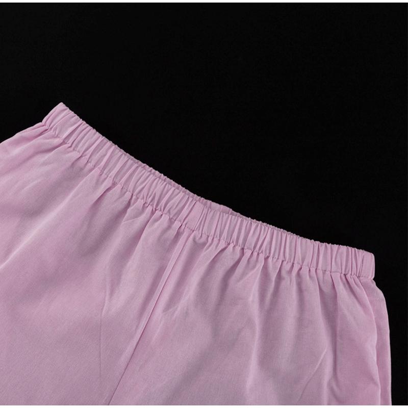 Cotton V-neck Sleeveless Top Women's Loose Vest Pants Set Solid Color Temperament Commut Two-piece Set Spring and Summer New