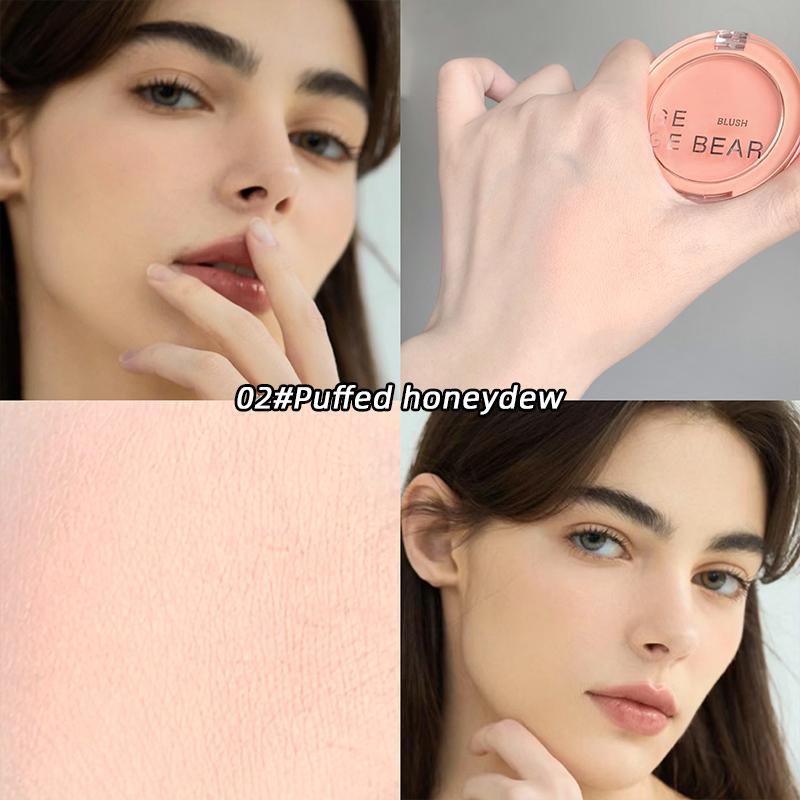 GEGE BEAR Пудровые румяна Matte Face Tender Makeup Girl Pink Natural Blush с длительным контролем кожного сала
