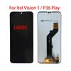 LCD Screen For Itel Vision 1 L6005 P36 Play LCD Display Touch Screen Digitizer Full Assembly Replacement