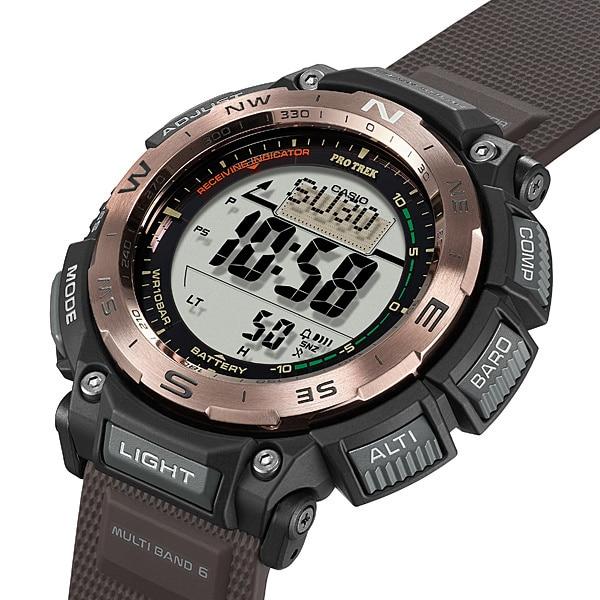Casio Мужские часы PRO TREK PRW-3400Y-5JF [серия PROTREK Climber Line PRW-3400] круглые цифровые
