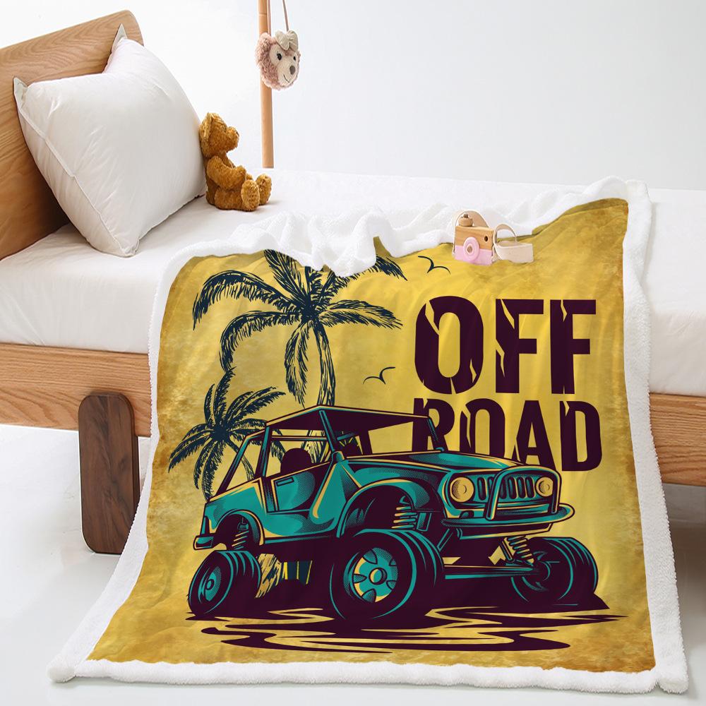 Blanket Car Suv Lamb Fleece Crystal Fleece Blanket
