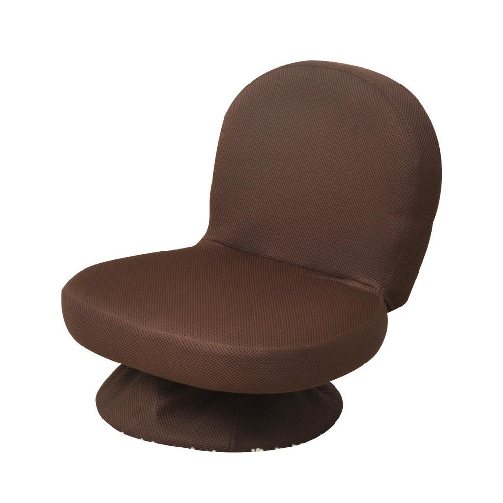 YAMAZEN Seat Swivel Tatami for Complete Dark Chair, Compact, Chair, Cross-legged Chair, Chair, Foldable, Kotatsu, Product, Brown, SAGR-45-D(WDB)
