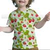 Toddler 3D Funny Fruits Printed T Shirts Baby Boys Girls Kids Tee Tops Summer Children Avocado Strawberry Lemon Apple T-shirts