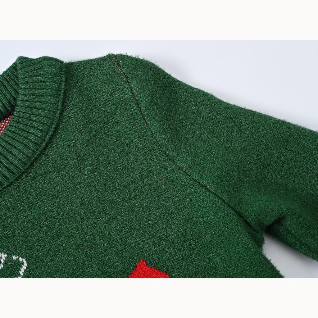 Fall and Winter Boys and Girls In Small Children's Children's Clothing Christmas Elk England Fashion Loose Pullover Sweater