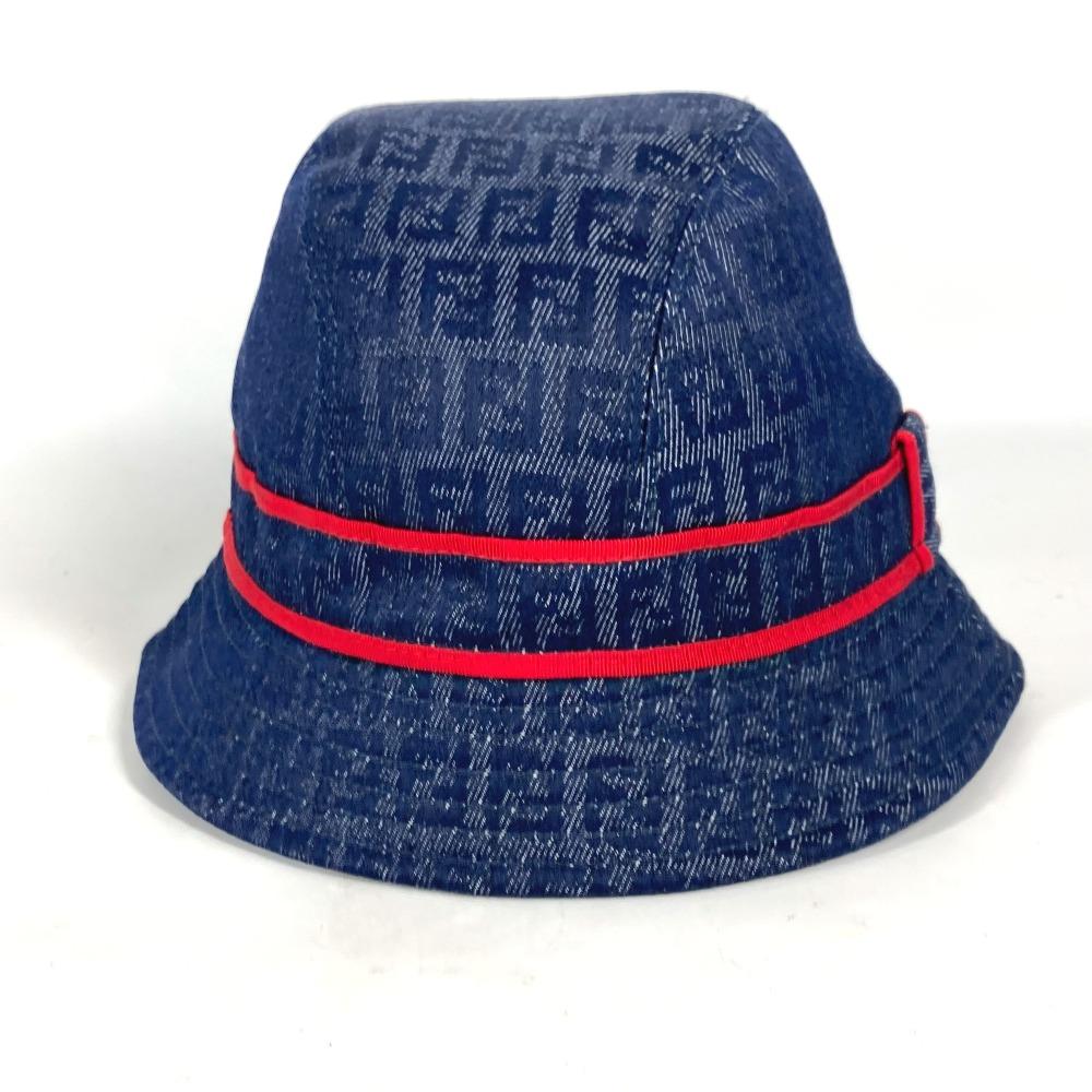 FENDI Zucca hat hat bucket hat bob hat hat polyester / cotton blue/Red