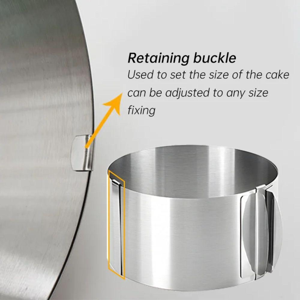 Форма для мусса для торта от 6 до 12 дюймов, регулируемое кольцо, инструменты для выпечки, новое кольцо для торта