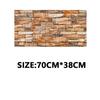 5/10Pcs 70cmX38cm Foam 3d Three-dimensional Wall Stickers Self-adhesive Crashproof Flexible Packaging Decorative Waterproof Wall Paper