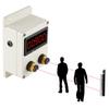 Visitor Counter, 0-999999 Count, Bidirectional Identification, Detection Distance 0-3m, Infrared Sensor and Reflector