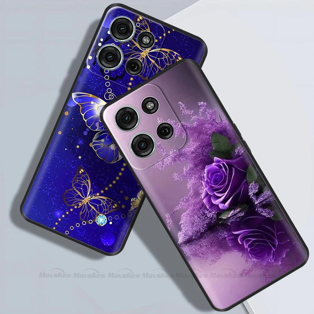 Для Motorola Moto G75 Чехол для Moto G35 G55 G15 Милые Расписные Мягкие Чехлы Задняя Крышка Телефона Для Motorola Moto G75 5G MotoG75 Fundas