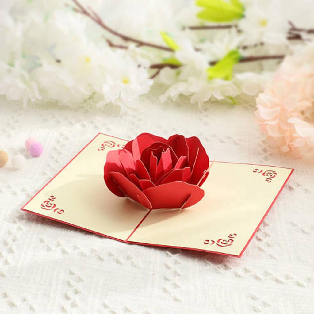 Поздравительная 3D-открытка Qixi Love Tree, открытка на День святого Валентина, подарок паре, креативное любовное послание ручной работы.