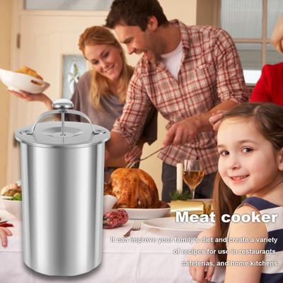 Мясная плита из нержавеющей стали, пресс для мяса, многофункциональный пресс для ветчины, маркер, машина, термометр с домашней кухней