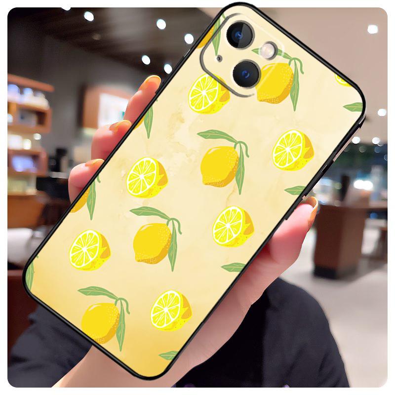 Фруктовый чехол Лимон для iPhone 16 Pro Max 14 13 12 11 15 17 Pro Max mini 15 16 Plus 16e 17 Air Чехол для телефона