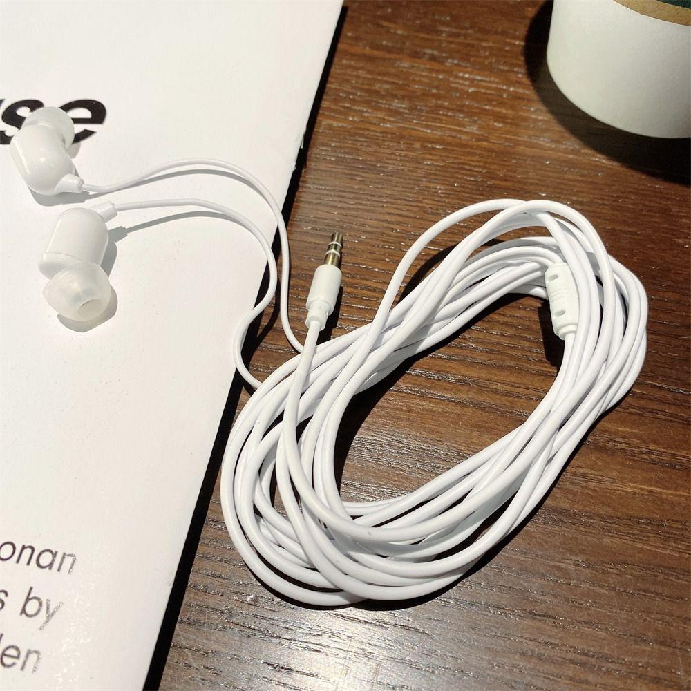 White Black Red Monitor Headphone Wires Headphone Stereo Earbuds Wired Earphone In-Ear Earphone