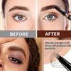 Eyebrow Pencil Long-Lasting Fast Drying 4 Split Head Waterproof Eyebrow Pencil - Precise Tip for Defined Brows - Suitable for All Skin Types