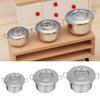 Model Kitchen Cooking Toys Mini Cookware Miniature Soup Pot With Cover Dollhouse Accessories