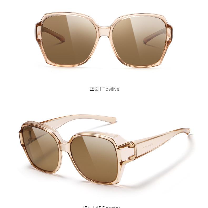 Накладка на солнцезащитные очки, Миопия, Защита от яркого света, Поляризационные очки, Мужские для вождения, Женские для большого лица, Маленького лица, Солнцезащитные очки с большой оправой