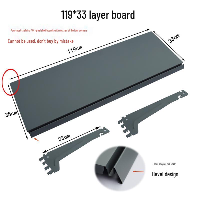 Кронштейн для полки-сетки An Chen Supermarket: Маленький стеллажный кронштейн для супермаркета/магазина у дома с полосой для ценников