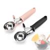 Ice Cream Scoop High Hardness Smooth Stainless Steel Kitchen Tools Fruit Scooper for Restaurants