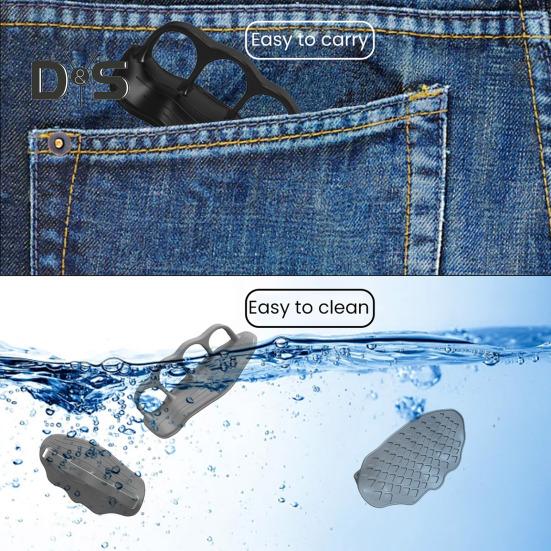 1 пара усилителей хвата, противоскользящий дизайн, эргономичная посадка, высокоинтенсивные тренировки, рукоятки, карманный инструмент для укрепления хвата