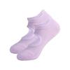 1 пара женских носков для йоги с плиссированным дизайном, носки для девочек однотонные нескользящие, фитнес, хлопок, летние, весенние, чулочно-носочные изделия, спортивное снаряжение