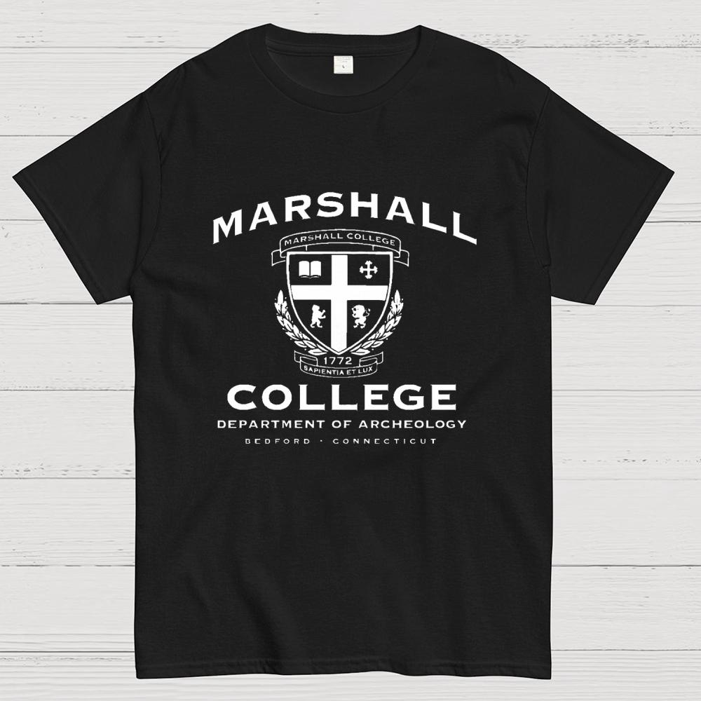 Marshall College Cotton Summer Casual Cool Loose T-Shirt