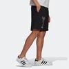 Adidas Оригинальные прямые шорты с мультяшным принтом трилистника, мужские шорты, черные HR7111