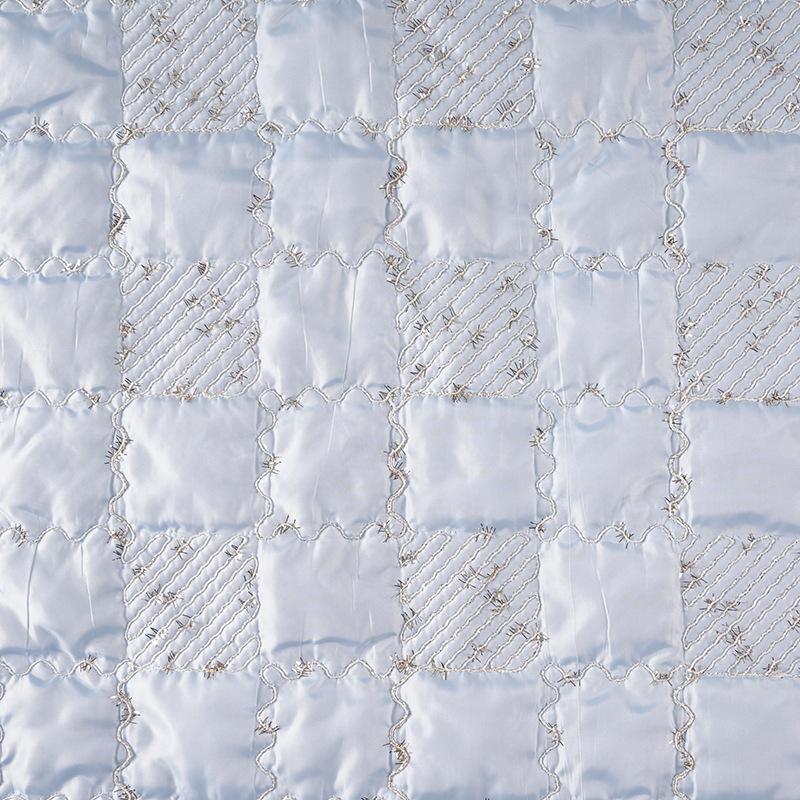 1 метр Стеганая ткань с хлопковой набивкой Полиэстеровая вышивка Шнур Пайеточная вышивка Ткань для дизайнерских сумок и багажа