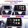 2 Din Android автомобильное радио для Chrysler Grand Voyager 5 для Dodge Grand Caravan 2008 2011-2020 GPS мультимедийная стереосистема