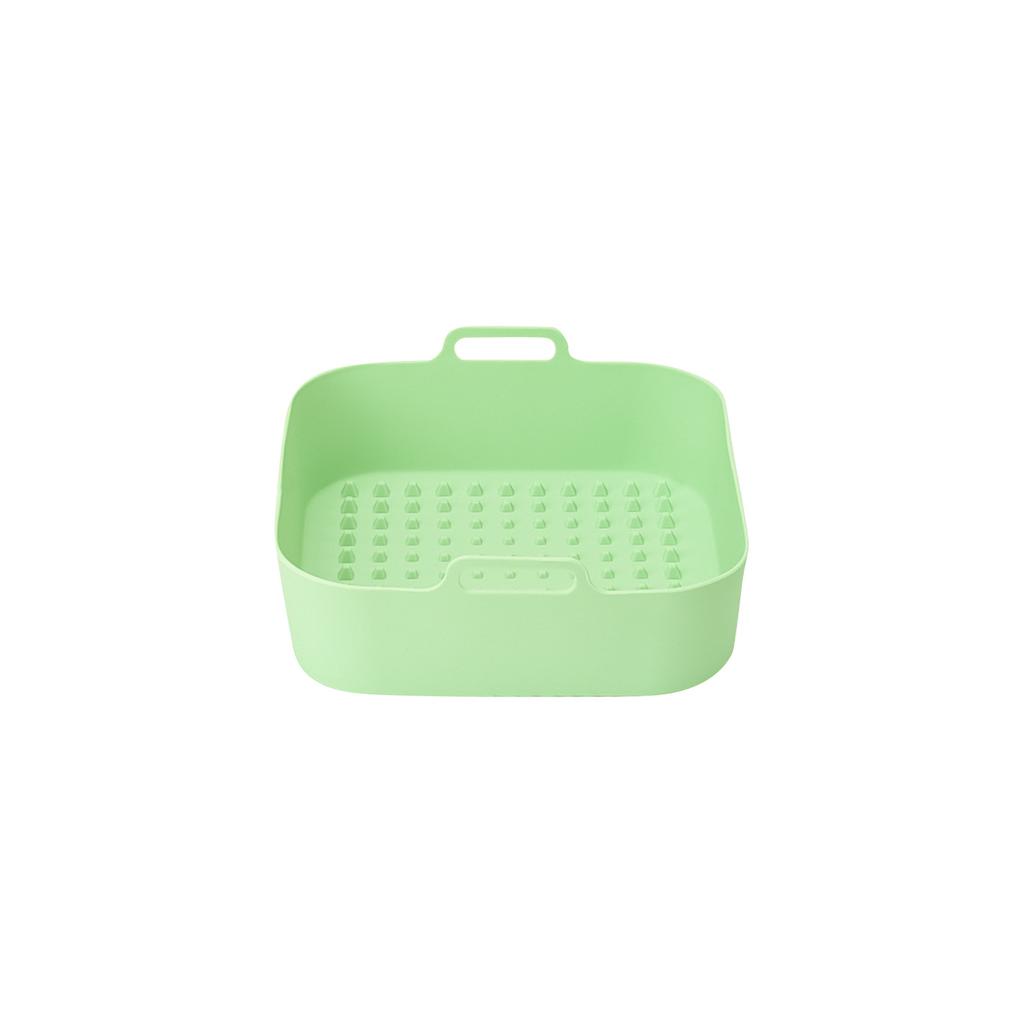 Силиконовый противень для фритюрницы, круглый, многоразовый, с антипригарным покрытием, термостойкая силиконовая подставка под кастрюлю